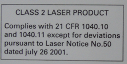 Laser Notice 50
